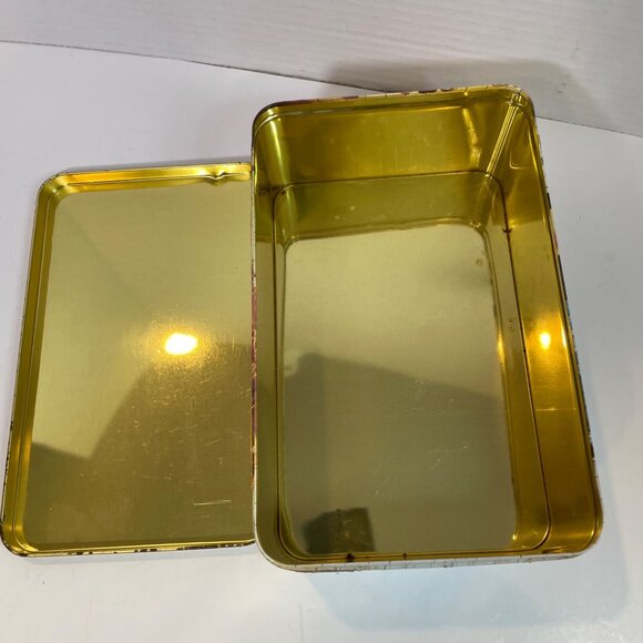 Vintage Destrooper Belgium Biscuit Tin With Charming Bakery Scene Artwork  16 Oz - Picture 11 of 14